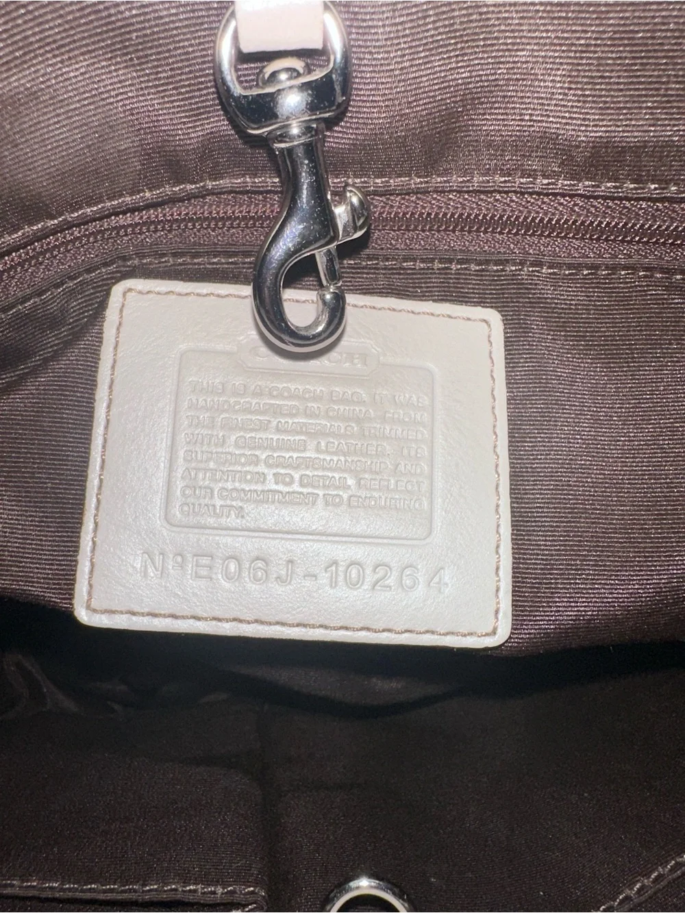 Coach Hamptons Signature Patchwork Python Stripe Tote (2006)